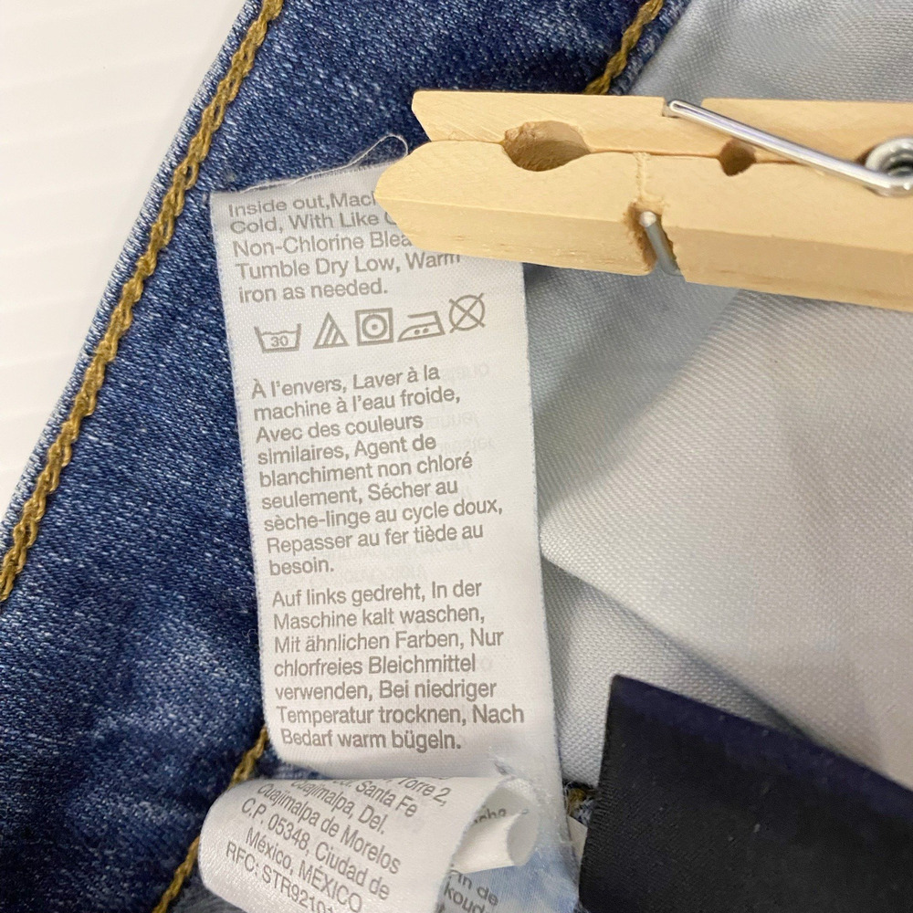 Madewell Jeans Size 26 Blue 10" High-Rise Skinny Crop Drop Step-Hem Edition - Picture 11 of 15